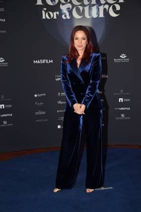 Rome, Sistine Corridors of Santo Spirito in Sassia, Evening Event Together For a Cure , In the photo: Andrea Delogu  Copyright: xVincenzoxLandix xipa-agency.netx xVincenzoxLandix IPA_Agency_IPA72437652
