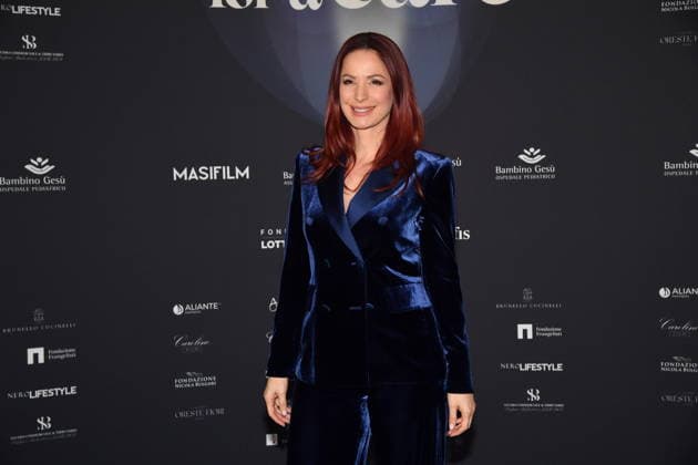 Rome, Sistine Corridors of Santo Spirito in Sassia, Evening Event Together For a Cure , In the photo: Andrea Delogu  Copyright: xVincenzoxLandix xipa-agency.netx xVincenzoxLandix IPA_Agency_IPA72437663