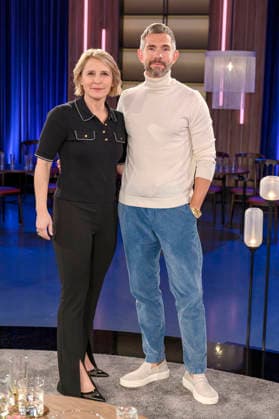 Susan Link and Micky Beisenherz at the recording of the WDR talk show Kölner Treff in WDR Studio BS 3 Cologne, 05 03 2026 Foto:xW.xRanderathx xFuturexImagex koelner_treff0503_6305