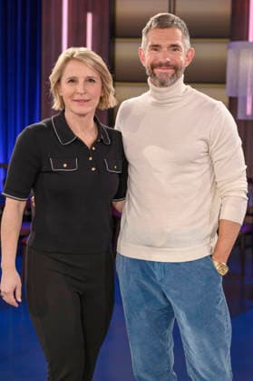 Susan Link and Micky Beisenherz at the recording of the WDR talk show Kölner Treff in WDR Studio BS 3 Cologne, 05 03 2026 Foto:xW.xRanderathx xFuturexImagex koelner_treff0503_6307