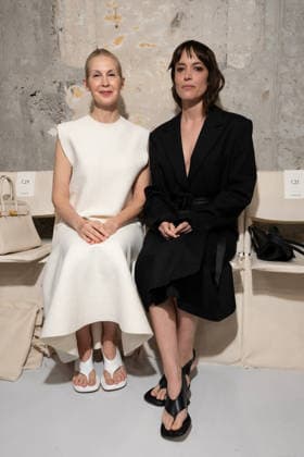 PFW - Icicle Front Row Kelly Rutherford and Vimala Pons attend the Icicle Womenswear Fall Winter 2026-2027 show as part of Paris Fashion Week on March 05, 2026 in Paris, France. Photo by Laurent Zabulon ABACAPRESS.COM Paris France  Copyright: xZabulonxLaurent ABACAx
