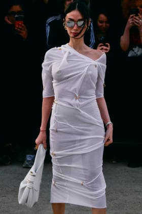 Paris Fashion Week - Women F W 26-27 Schiaparelli Fashion Show Arrivals Paris, France Heart Evangelista Paris Fashion Week - Women F W 26-27 Schiaparelli Fashion Show Arrivals Paris, France 5th March 2026 SGPItalia id 134576_004 * Not Exclusive  Copyright: xLorenzoxCremonax