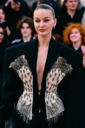 Paris Fashion Week - Women F W 26-27 Schiaparelli Fashion Show Arrivals Paris, France Kristina Romanova Paris Fashion Week - Women F W 26-27 Schiaparelli Fashion Show Arrivals Paris, France 5th March 2026 SGPItalia id 134576_004 * Not Exclusive  Copyright: xLorenzoxCremonax