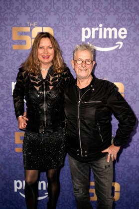 Martin Semmelrogge with partner Regine Prause at the season 3 premiere of the Amazon Prime Video reality show The 50 at Cinedom Cologne, 05 03 2026 Foto:xT.xNgox xFuturexImagex the50_6310