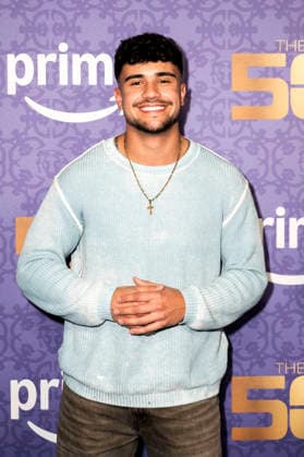 Leandro Fünfsinn at the season 3 premiere of the Amazon Prime Video reality show The 50 at Cinedom Cologne, 05 03 2026 Foto:xT.xNgox xFuturexImagex the50_6315