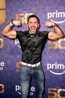 Fabio De Pasquale at the season 3 premiere of the Amazon Prime Video reality show The 50 at Cinedom Cologne, 05 03 2026 Foto:xT.xNgox xFuturexImagex the50_6333
