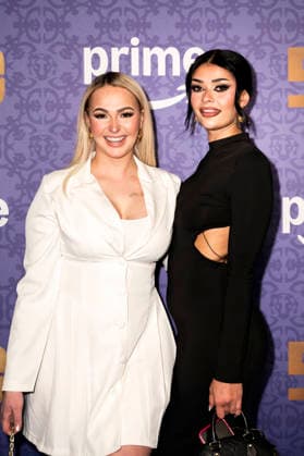 Anita Latifi and Elsa Latifaj at the season 3 premiere of the Amazon Prime Video reality show The 50 at Cinedom Cologne, 05 03 2026 Foto:xT.xNgox xFuturexImagex the50_6334