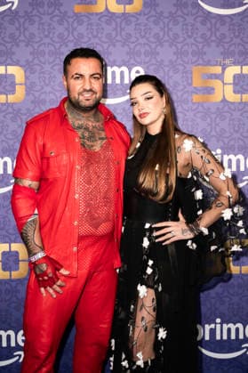 Cosimo Citiolo and Nathalie Gaus at the season 3 premiere of the Amazon Prime Video reality show The 50 at Cinedom Cologne, 05 03 2026 Foto:xT.xNgox xFuturexImagex the50_6343