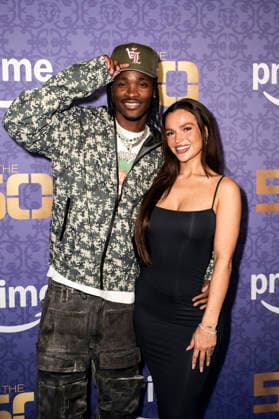 Martini Teezy Lombaya and Jeje Lopes at the season 3 premiere of the Amazon Prime Video reality show The 50 at Cinedom Cologne, 05 03 2026 Foto:xT.xNgox xFuturexImagex the50_6351