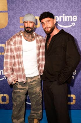 Bobby Chambers and Umut Tekin at the season 3 premiere of the Amazon Prime Video reality show The 50 at Cinedom Cologne, 05 03 2026 Foto:xT.xNgox xFuturexImagex the50_6365