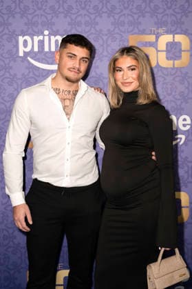 Luca Valerio and Ciara Angela at the season 3 premiere of the Amazon Prime Video reality show The 50 at Cinedom Cologne, 05 03 2026 Foto:xT.xNgox xFuturexImagex the50_6367