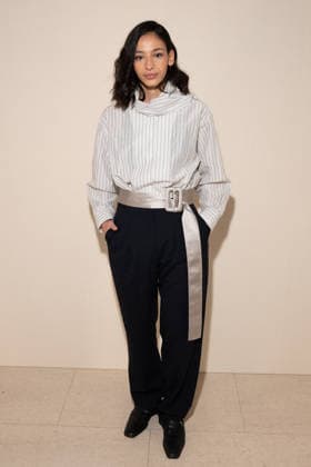 PFW - Icicle Photocall Nadia Melliti attends the Icicle Womenswear Fall Winter 2026-2027 show as part of Paris Fashion Week on March 05, 2026 in Paris, France. Photo by Laurent Zabulon ABACAPRESS.COM Paris France  Copyright: xZabulonxLaurent ABACAx