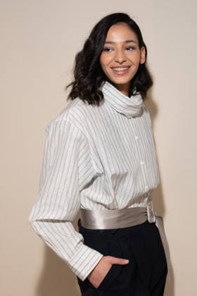 PFW - Icicle Photocall Nadia Melliti attends the Icicle Womenswear Fall Winter 2026-2027 show as part of Paris Fashion Week on March 05, 2026 in Paris, France. Photo by Laurent Zabulon ABACAPRESS.COM Paris France  Copyright: xZabulonxLaurent ABACAx