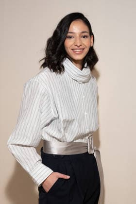PFW - Icicle Photocall Nadia Melliti attends the Icicle Womenswear Fall Winter 2026-2027 show as part of Paris Fashion Week on March 05, 2026 in Paris, France. Photo by Laurent Zabulon ABACAPRESS.COM Paris France  Copyright: xZabulonxLaurent ABACAx