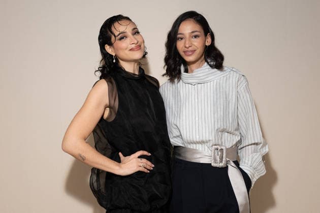 PFW - Icicle Photocall Camelia Jordana and Nadia Melliti attend the Icicle Womenswear Fall Winter 2026-2027 show as part of Paris Fashion Week on March 05, 2026 in Paris, France. Photo by Laurent Zabulon ABACAPRESS.COM Paris France  Copyright: xZabulonxLaurent ABACAx