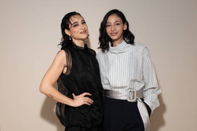 PFW - Icicle Photocall Camelia Jordana and Nadia Melliti attend the Icicle Womenswear Fall Winter 2026-2027 show as part of Paris Fashion Week on March 05, 2026 in Paris, France. Photo by Laurent Zabulon ABACAPRESS.COM Paris France  Copyright: xZabulonxLaurent ABACAx