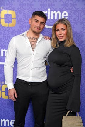 Luca Valerio with girlfriend Ciara Angela at the premiere of THE 50 season 3 by Prime Video at the Cinedom in Cologne on 05 03 2026