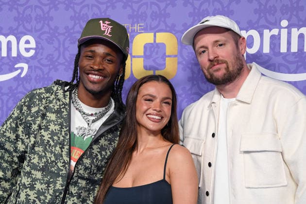 Teezy Martini Lombaya , Jeje Lopes, C Bas at the premiere of THE 50 season 3 by Prime Video at the Cinedom in Cologne on 05 03 2026