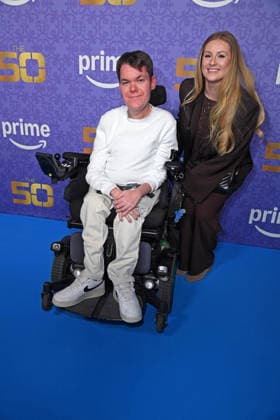 Philip Wälter, Emilia Kisselmann at the premiere of THE 50 season 3 by Prime Video at the Cinedom in Cologne on 05 03 2026