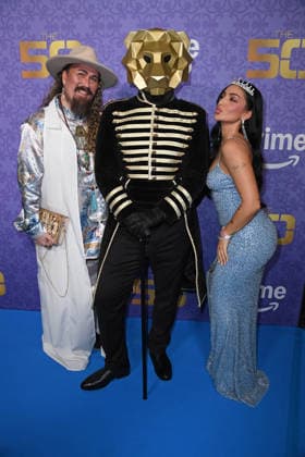 Leon Shankara, Jennifer Iglesias at the premiere of THE 50 season 3 by Prime Video at the Cinedom in Cologne on 05 03 2026