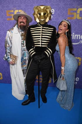 Leon Shankara, Jennifer Iglesias at the premiere of THE 50 season 3 by Prime Video at the Cinedom in Cologne on 05 03 2026