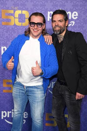 Ron Bielecki, Daniel Köllerer at the premiere of THE 50 season 3 by Prime Video at the Cinedom in Cologne on 05 03 2026