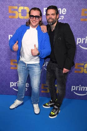 Ron Bielecki, Daniel Köllerer at the premiere of THE 50 season 3 by Prime Video at the Cinedom in Cologne on 05 03 2026