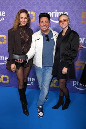 Christina Grass, Matthias Mangiapane, Carina Spack at the premiere of THE 50 season 3 by Prime Video at the Cinedom in Cologne on 05 03 2026
