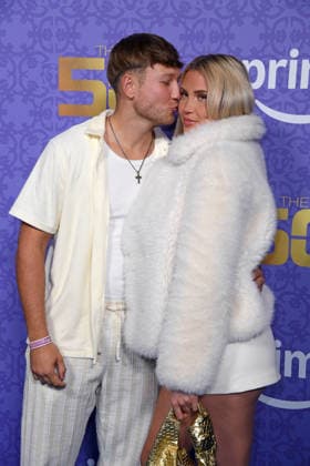 Oliver Ginkel with girlfriend Antonia Rot at the premiere of THE 50 season 3 by Prime Video at the Cinedom in Cologne on 05 03 2026