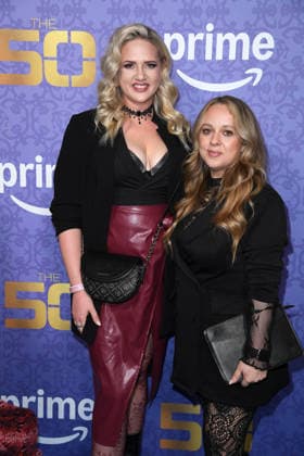 Sarah Knappik, Nina GraÌˆsser at the premiere of THE 50 season 3 by Prime Video at the Cinedom in Cologne on 05 03 2026