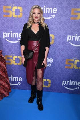 Sarah Knappik at the premiere of THE 50 season 3 by Prime Video at the Cinedom in Cologne on 05 03 2026