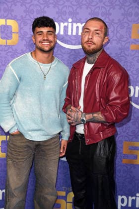 Leandro Fünfsinn, Marvin Manson at the premiere of THE 50 season 3 by Prime Video at the Cinedom in Cologne on 05 03 2026