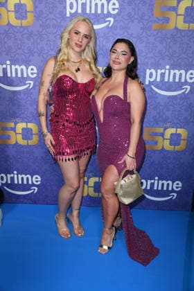Gina Beckmann, Maria Bell at the premiere of THE 50 season 3 by Prime Video at the Cinedom in Cologne on 05 03 2026