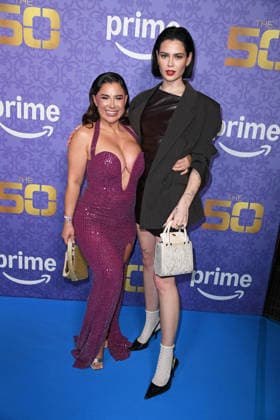 Maria Bell, Linda Braunberger at the premiere of THE 50 season 3 by Prime Video at the Cinedom in Cologne on 05 03 2026
