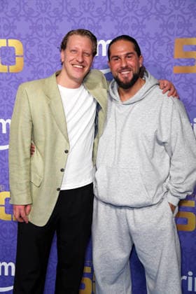 Paul Aubster, Maurice Dziwak at the premiere of THE 50 season 3 by Prime Video at the Cinedom in Cologne on 05 03 2026