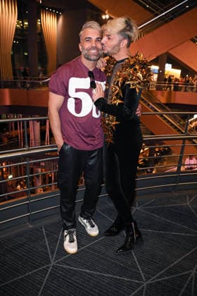 Rafi Rachek with boyfriend Sam Dylan at the premiere of THE 50 season 3 by Prime Video at the Cinedom in Cologne on 05 03 2026