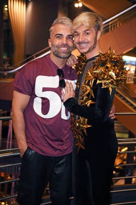 Rafi Rachek with boyfriend Sam Dylan at the premiere of THE 50 season 3 by Prime Video at the Cinedom in Cologne on 05 03 2026