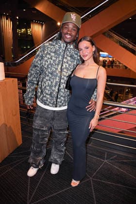 Teezy Martini Lombaya , Jeje Lopes at the premiere of THE 50 season 3 by Prime Video at the Cinedom in Cologne on 05 03 2026