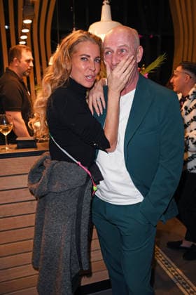 Giulia Siegel, Mario Basler at the premiere of THE 50 season 3 by Prime Video at the Cinedom in Cologne on 05 03 2026