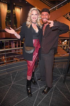 Sarah Knappik, Umut Tekin at the premiere of THE 50 season 3 by Prime Video at the Cinedom in Cologne on 05 03 2026