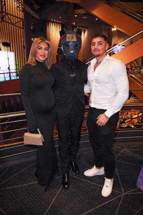 Luca Valerio with girlfriend Ciara Angela at the premiere of THE 50 season 3 by Prime Video at the Cinedom in Cologne on 05 03 2026
