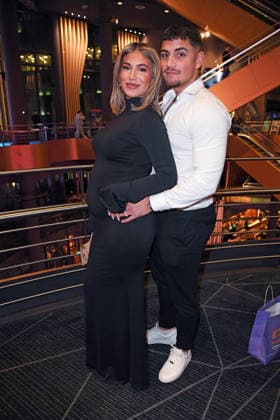 Luca Valerio with girlfriend Ciara Angela at the premiere of THE 50 season 3 by Prime Video at the Cinedom in Cologne on 05 03 2026