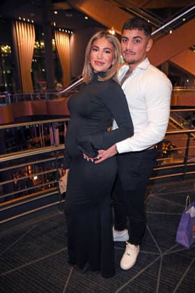 Luca Valerio with girlfriend Ciara Angela at the premiere of THE 50 season 3 by Prime Video at the Cinedom in Cologne on 05 03 2026