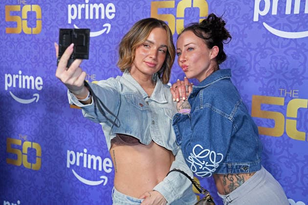 Julia Römmelt, Sandra Sicora at the premiere of THE 50 season 3 by Prime Video at the Cinedom in Cologne on 05 03 2026