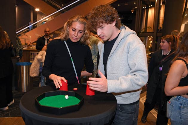 Giulia Siegel, Garry Secret at the premiere of THE 50 season 3 by Prime Video at the Cinedom in Cologne on 05 03 2026