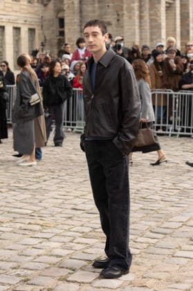 PFW Loewe Outside Arrivals NB Théodore Pellerin arrived at the Loewe Womenswear Fall Winter 2026-2027 show as part of Paris Fashion Week on March 06, 2026 in Paris, France. Photo by Nasser Berzane ABACAPRESS.COM Paris France  Copyright: xBerzanexNasser ABACAx