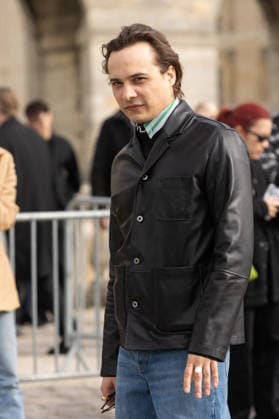 PFW Loewe Outside Arrivals NB Frank Dillane arrived at the Loewe Womenswear Fall Winter 2026-2027 show as part of Paris Fashion Week on March 06, 2026 in Paris, France. Photo by Nasser Berzane ABACAPRESS.COM Paris France  Copyright: xBerzanexNasser ABACAx