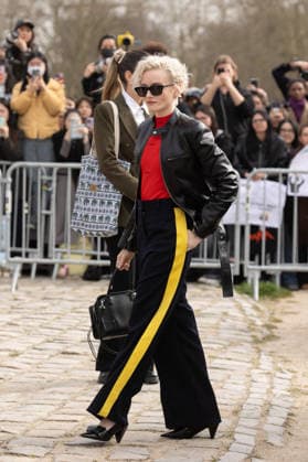 PFW Loewe Outside Arrivals NB Julia Garner arrived at the Loewe Womenswear Fall Winter 2026-2027 show as part of Paris Fashion Week on March 06, 2026 in Paris, France. Photo by Nasser Berzane ABACAPRESS.COM Paris France  Copyright: xBerzanexNasser ABACAx