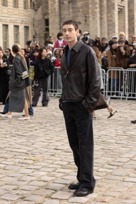 PFW Loewe Outside Arrivals NB Théodore Pellerin arrived at the Loewe Womenswear Fall Winter 2026-2027 show as part of Paris Fashion Week on March 06, 2026 in Paris, France. Photo by Nasser Berzane ABACAPRESS.COM Paris France  Copyright: xBerzanexNasser ABACAx