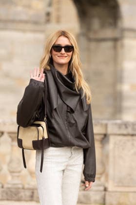 PFW Loewe Outside Arrivals NB Sarah Pidgeon arrived at the Loewe Womenswear Fall Winter 2026-2027 show as part of Paris Fashion Week on March 06, 2026 in Paris, France. Photo by Nasser Berzane ABACAPRESS.COM Paris France  Copyright: xBerzanexNasser ABACAx
